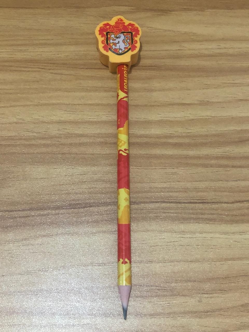 LÁPIS HB HARRY POTER COM BORRACHA Grifinória