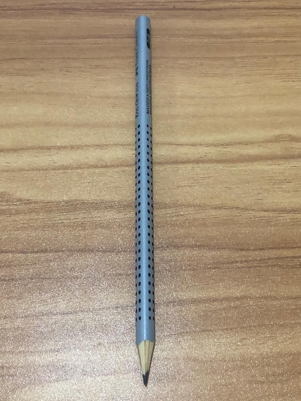 LÁPIS HB GRIPE FABER CASTELL CINZA