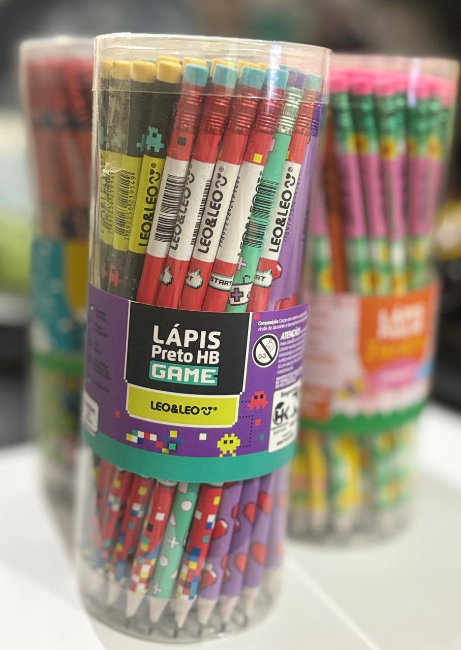 Lápis HB Coleção Game Leo&Leo