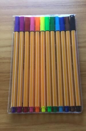 Caneta Fine Line 12 Cores