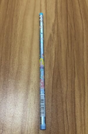 Lápis Hb Azul com borracha e estampa fundo do mar