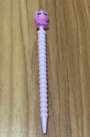Lapiseira Unicórnio com dobrinhas Roxo