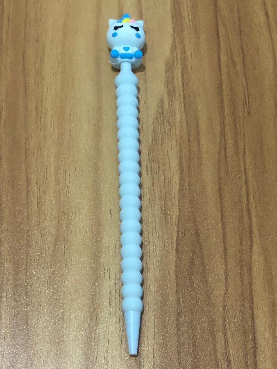 Lapiseira Unicórnio com dobrinhas Azul