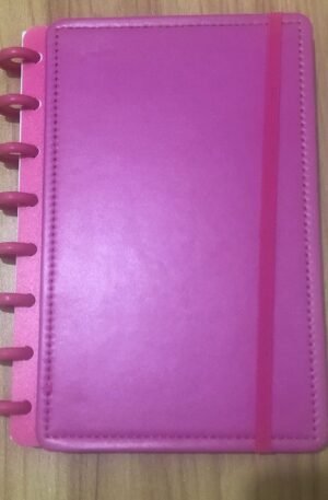 CADERNO A5 PINK FRENTE