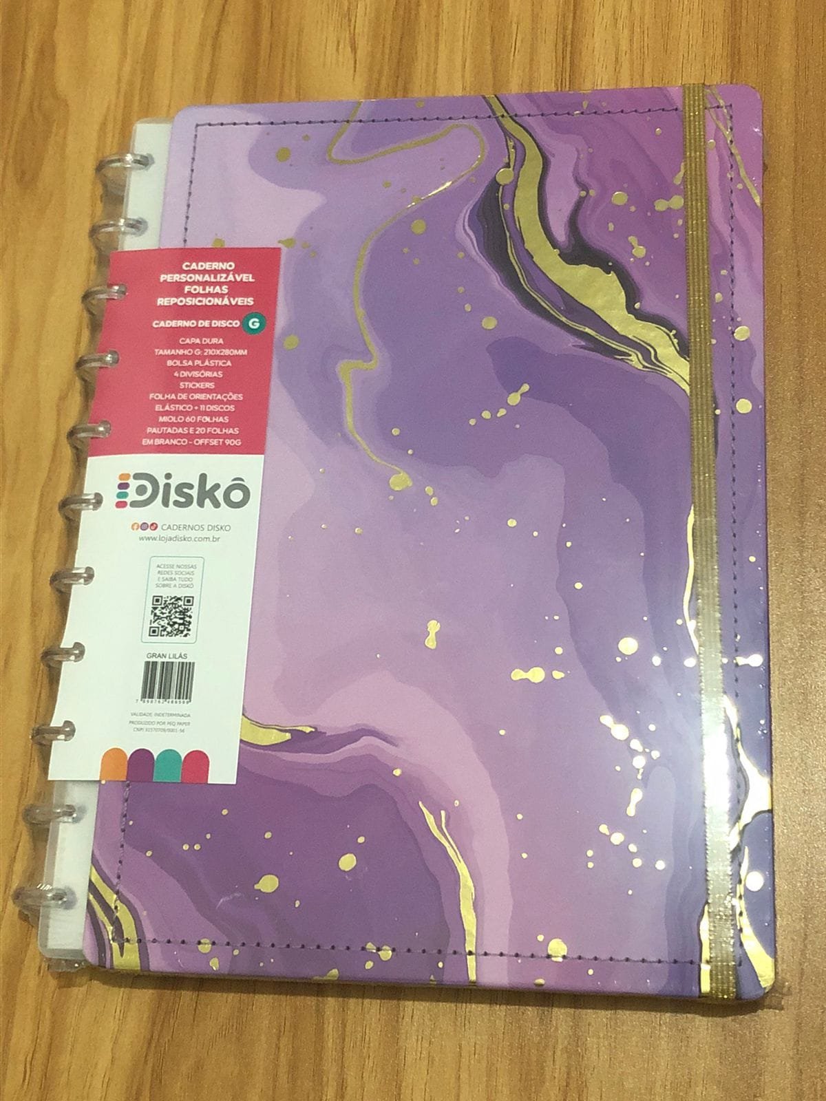 gran lilás Frente Tamanho G