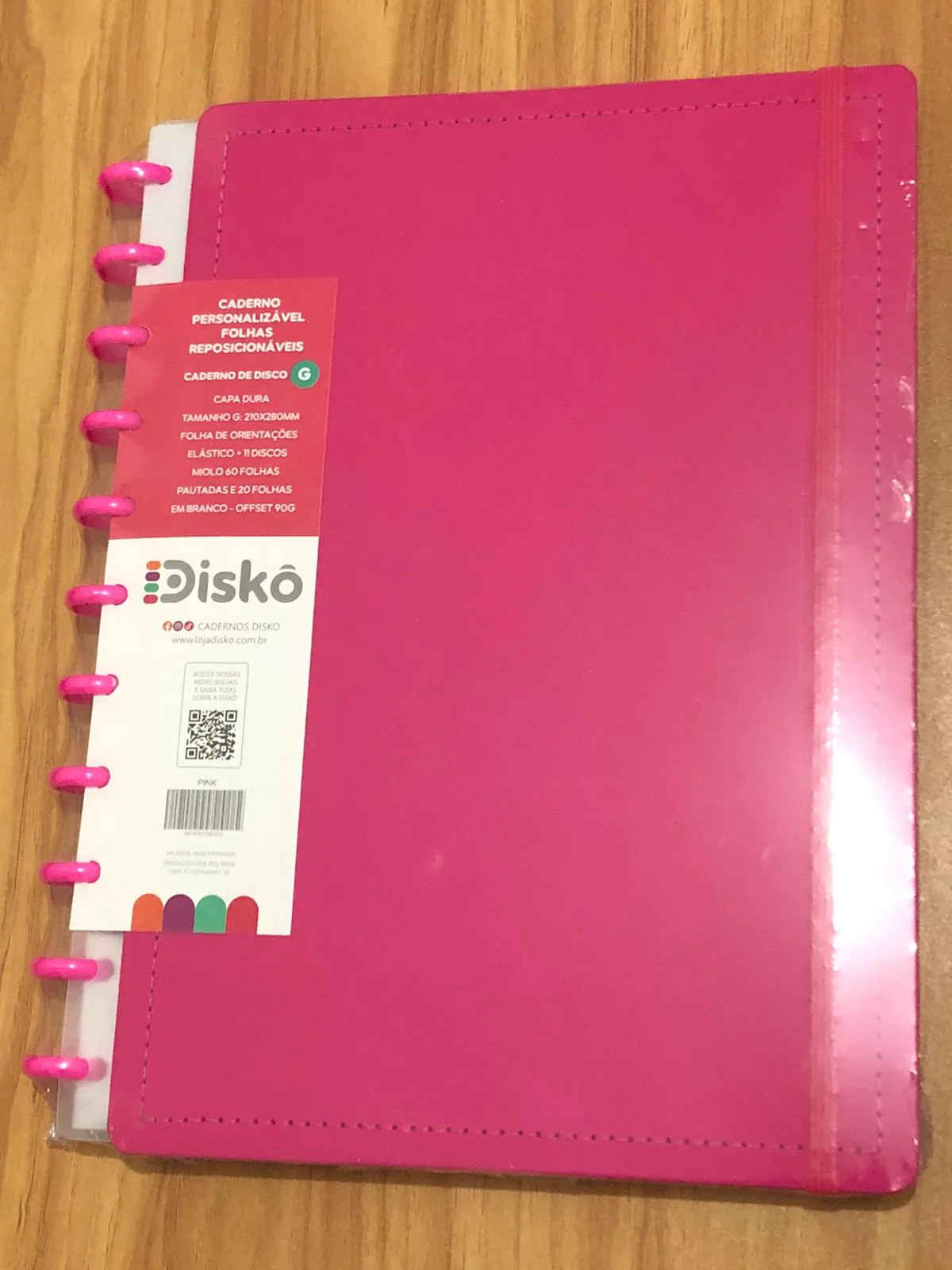 pink FRENTE Tamanho G
