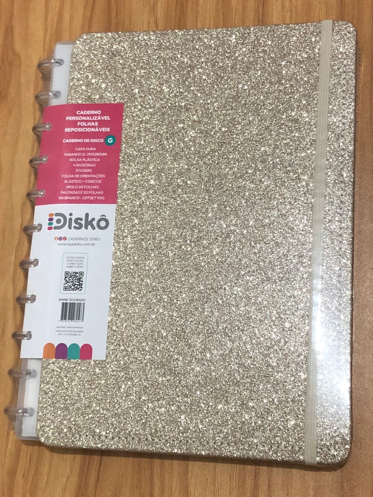 shine dourado Frente Tamanho G