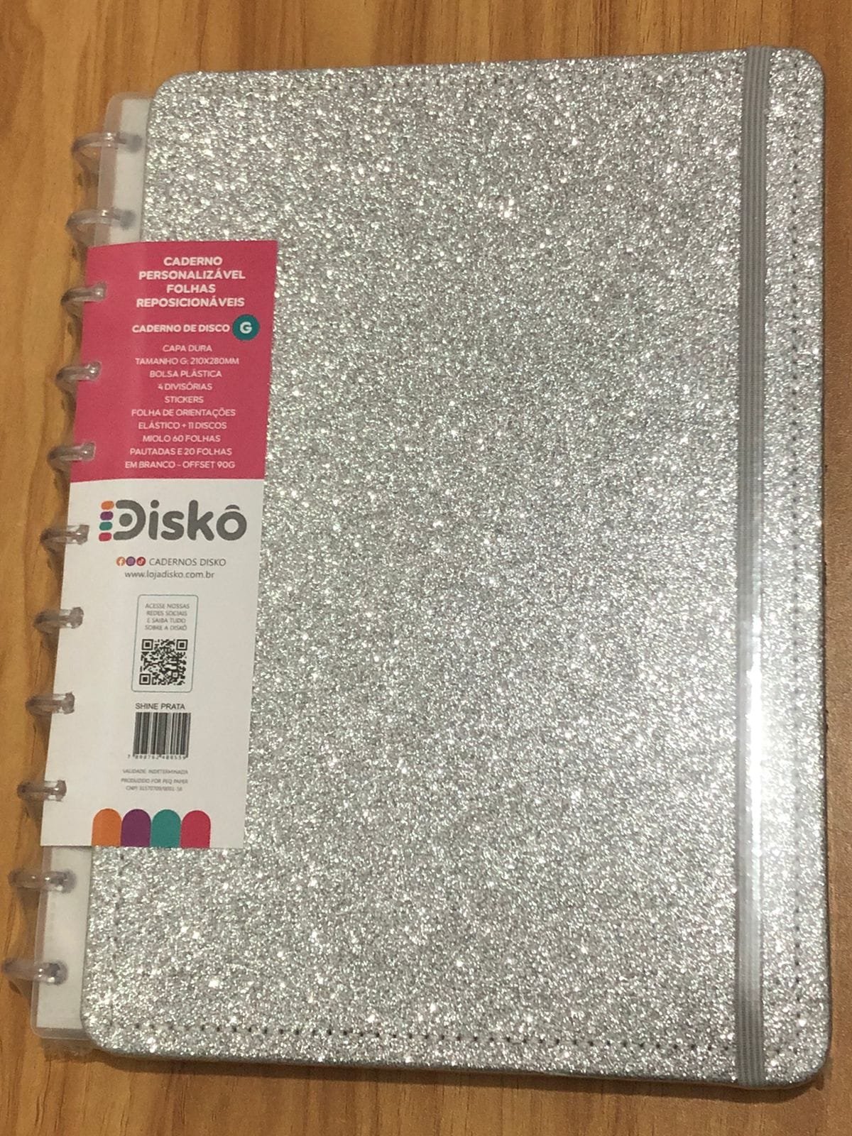 shine prata Frente Tamanho G