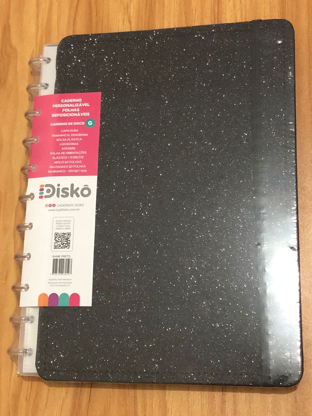 shine preto Frente Tamanho G